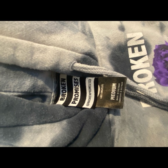 BROKEN PROMISES TIE DIE HOODIE FROM ZUMIEZ - Picture 6 of 7